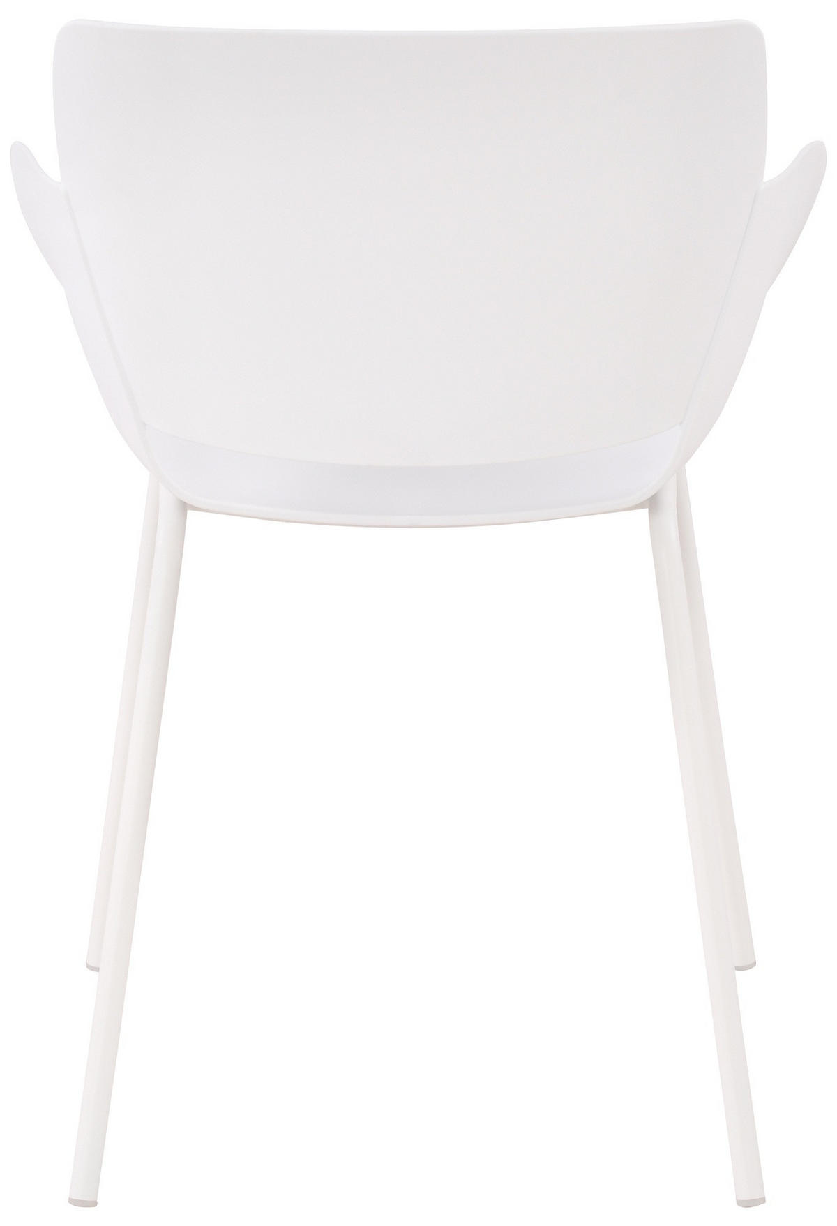 STUHL Kunststoff weiß - Weiß, Kunststoff/Metall (58/80/54cm) - CLP