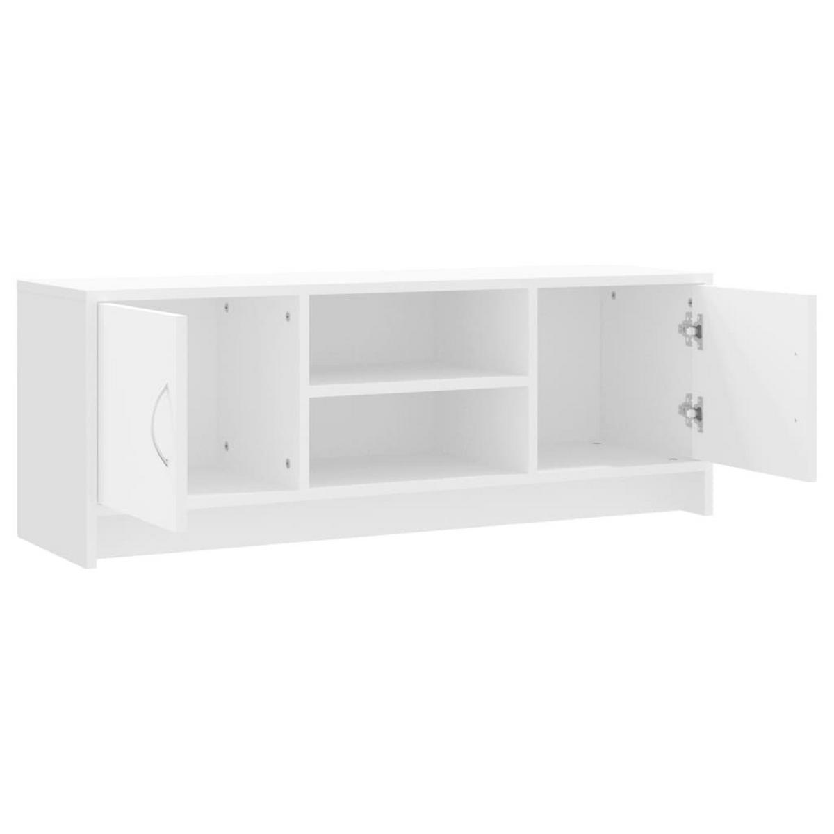TV-SCHRANK Weiss 102/30/37,5 Cm Holzwerkstoff - Weiß, Holzwerkstoff (30/37.5/102cm) - vidaXL