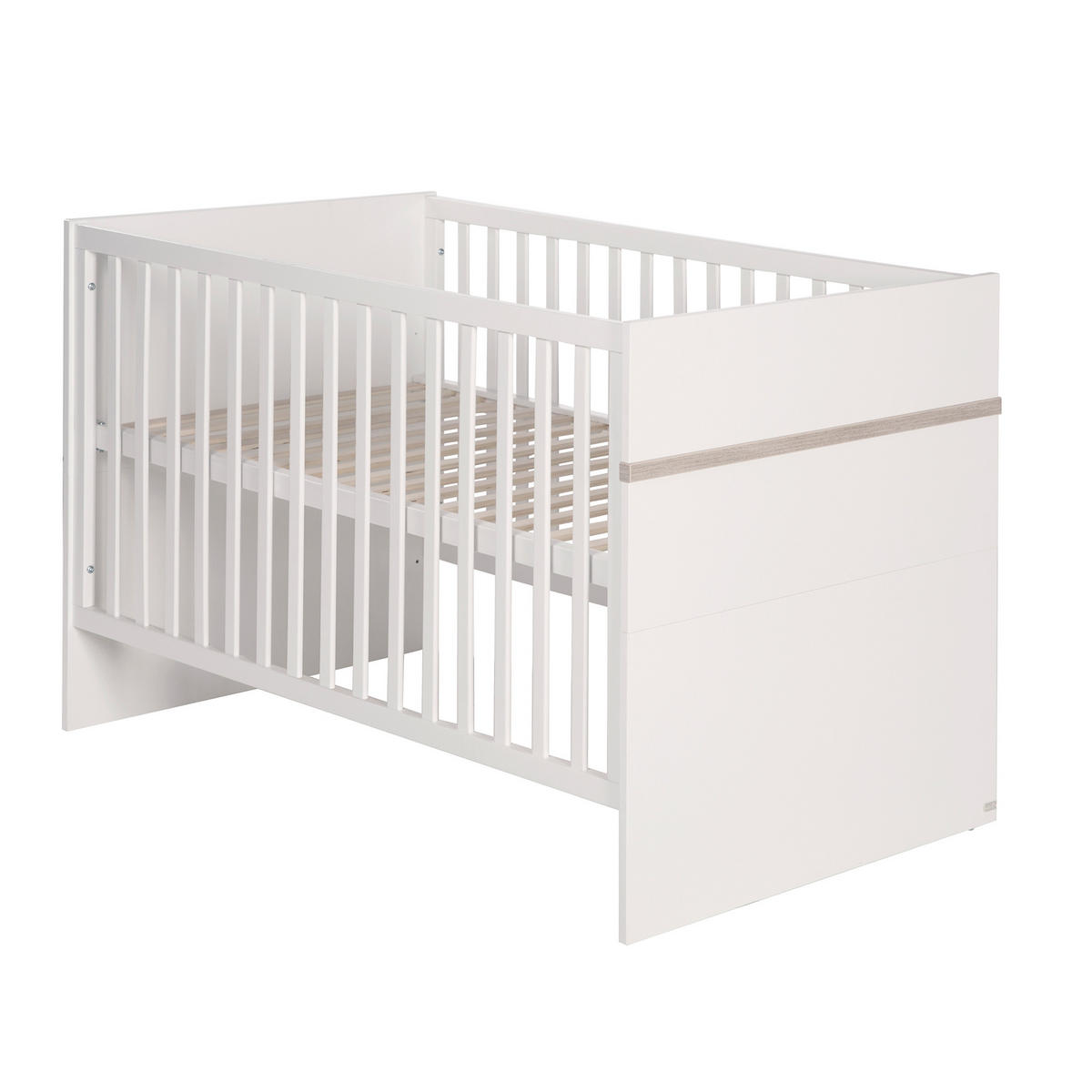 BABYBETT -Set Moritz 70 x 140 cm - Weiß, Holzwerkstoff (76/81/142.5cm) - Roba