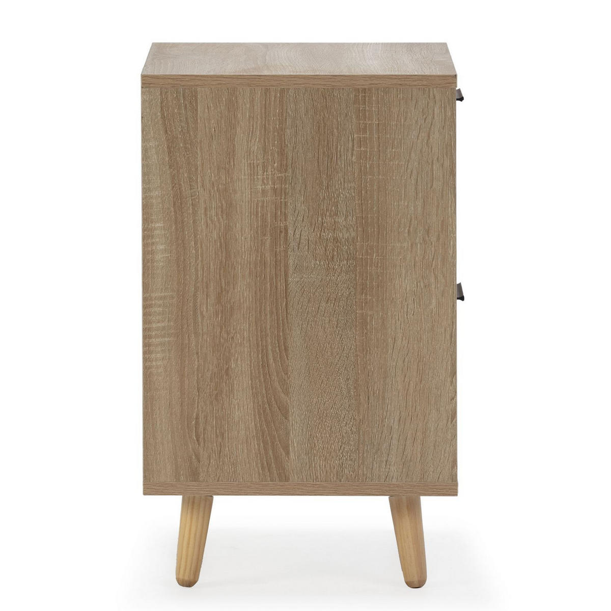 NACHTTISCH Dalia 2 Schubladen - Eichefarben, Holz/Holzwerkstoff (40/56/34cm) - VS Venta-stock