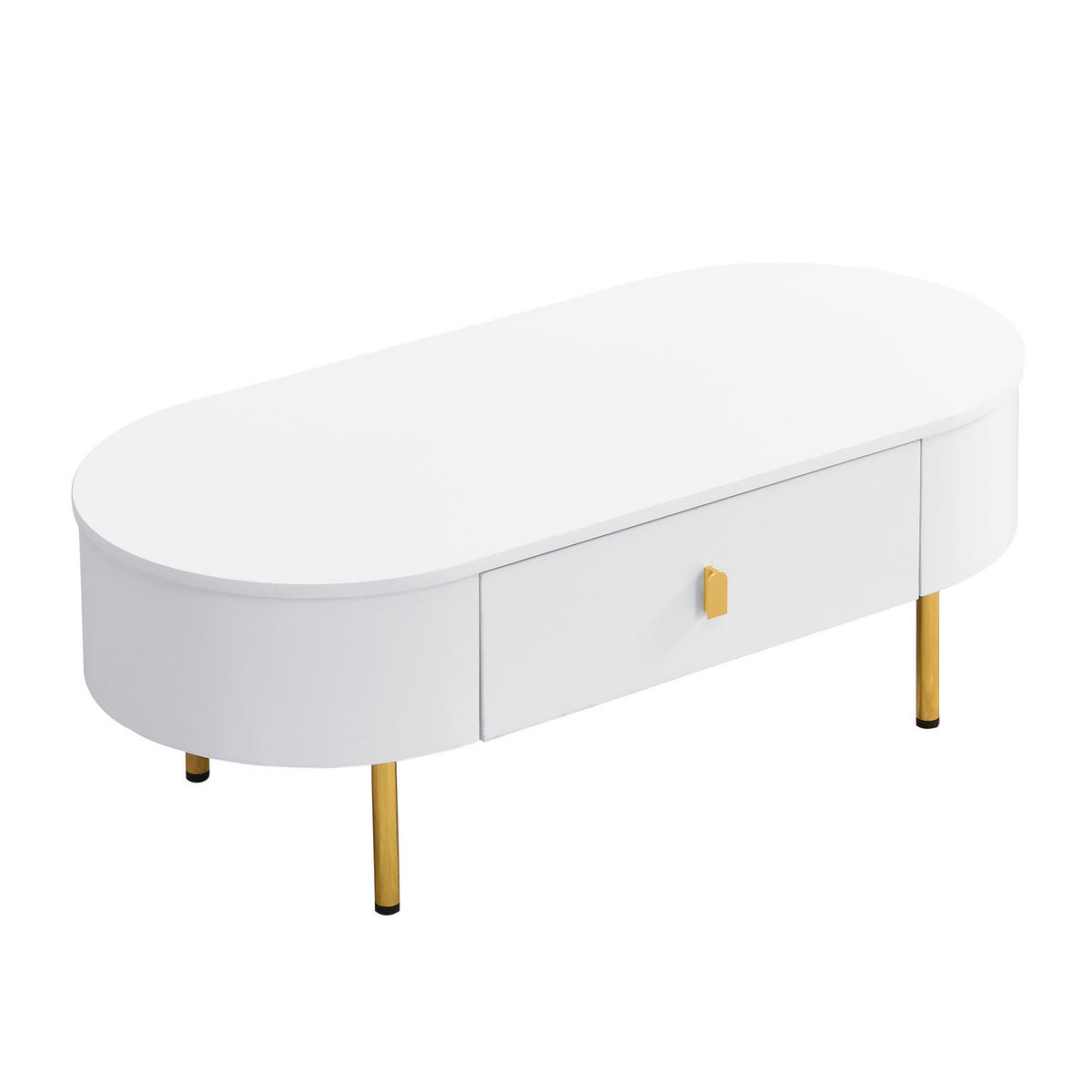 TV-SCHRANK Couchtisch Set - Weiß, Holzwerkstoff (174/41/35cm)