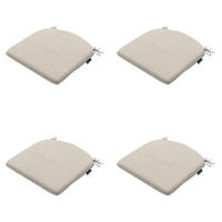 SITZKISSEN Panama - Beige - 46/48/4,5 cm - 4er-Set - Beige, Textil (48/4/46cm) - Madison