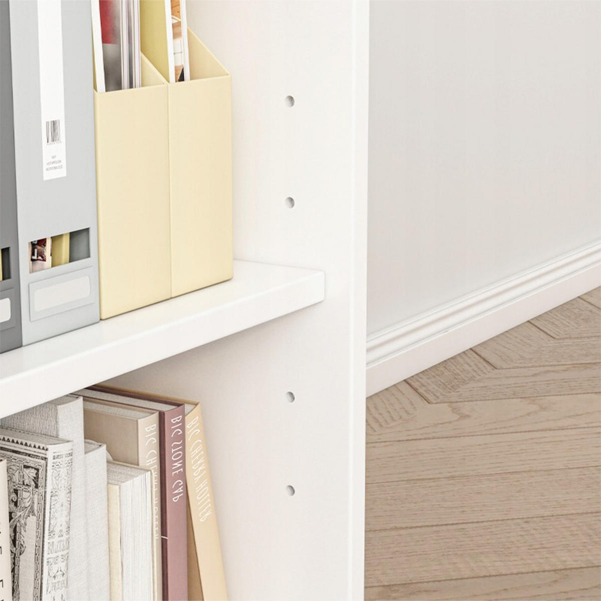 STEHSCHRANK, weiß 60/75,35 cm - Weiß, Holzwerkstoff (60/75/35cm)