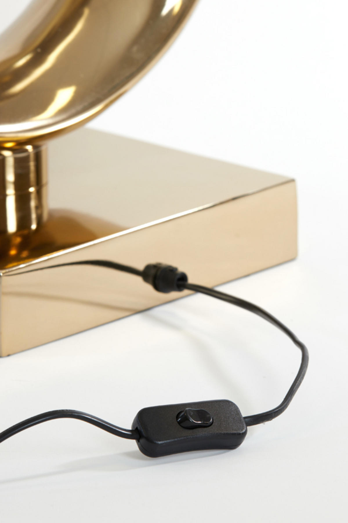 LAMPENFUSS Mond Gold Ø37/99 cm - Goldfarben, Metall (37/26/99cm) - Light & Living