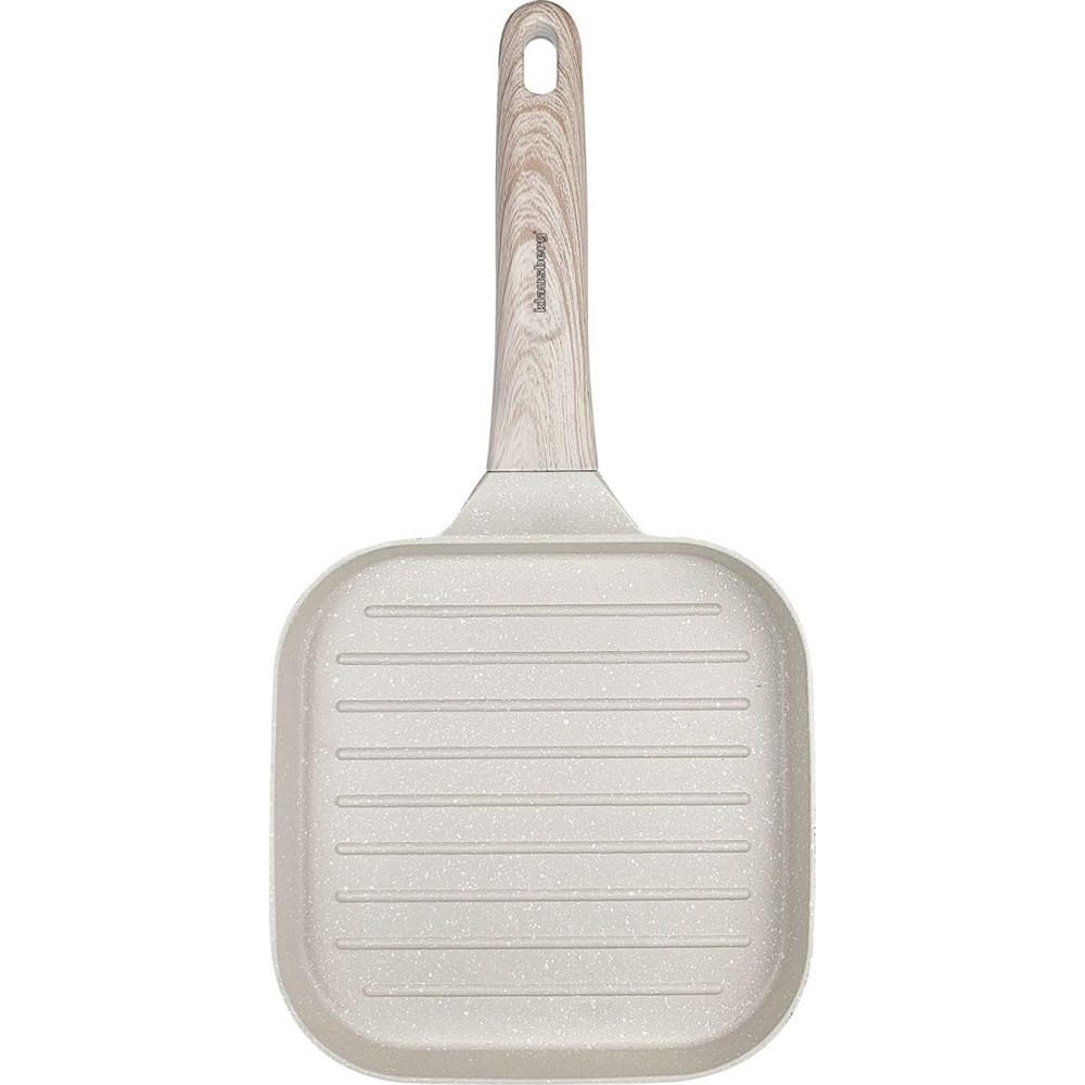 GRILLPFANNE Beige 36/18.5/2.5 cm KB7812 - Beige, Metall (36cm) - Klausberg 