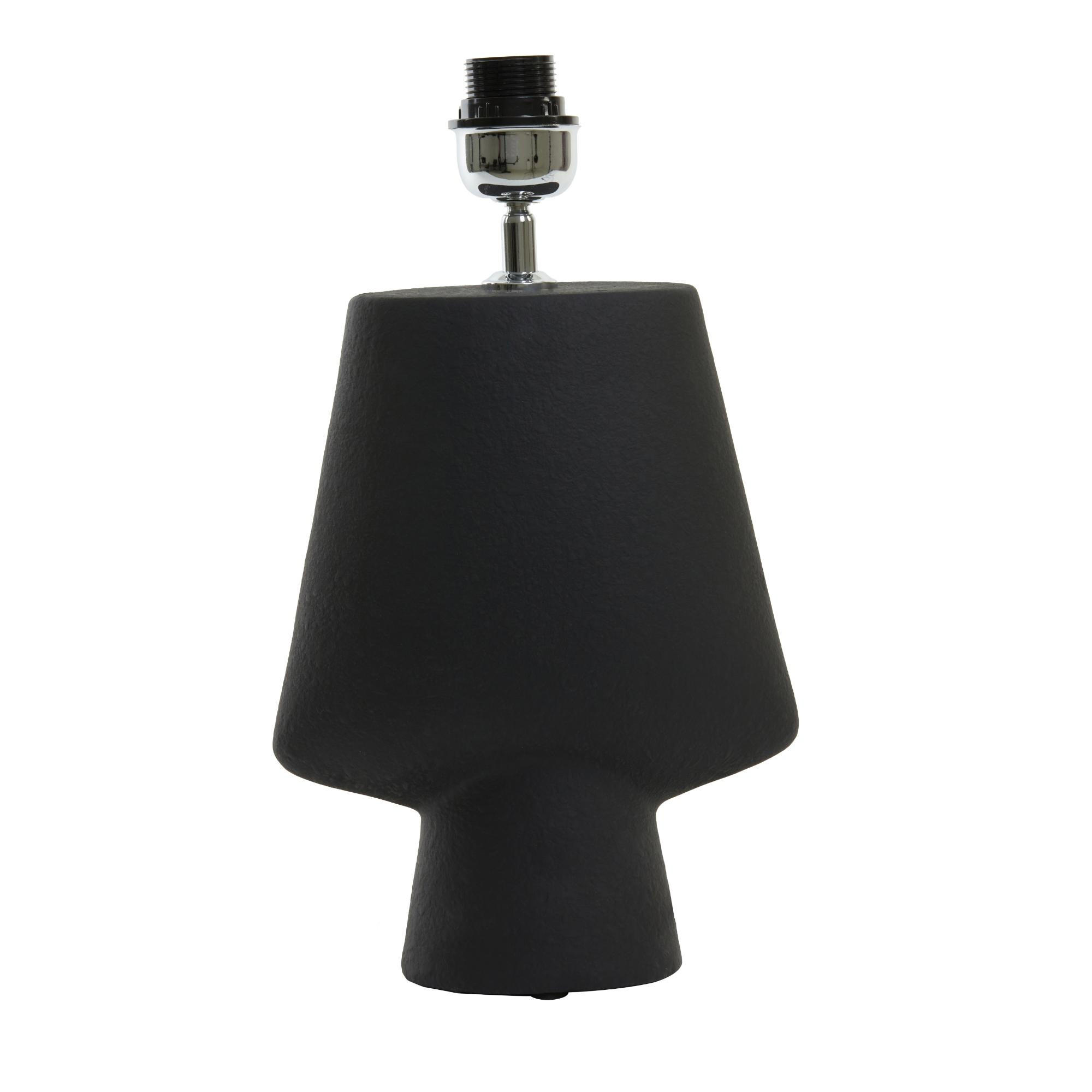 CIARA 29.5/29.5/51.5 cm - Schwarz, Keramik (29.5/29.5/51.5cm) - Light & Living