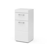 MIDI SKRINKA Luna biely 37 x 79 cm - biela, kompozitné drevo (37/79/32.6cm) - Vicco