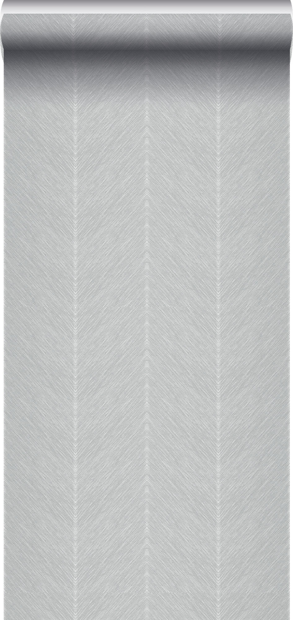 TAPETE Fischgrätmuster - Grau, Papier (53/1000cm) - Sanders & Sanders