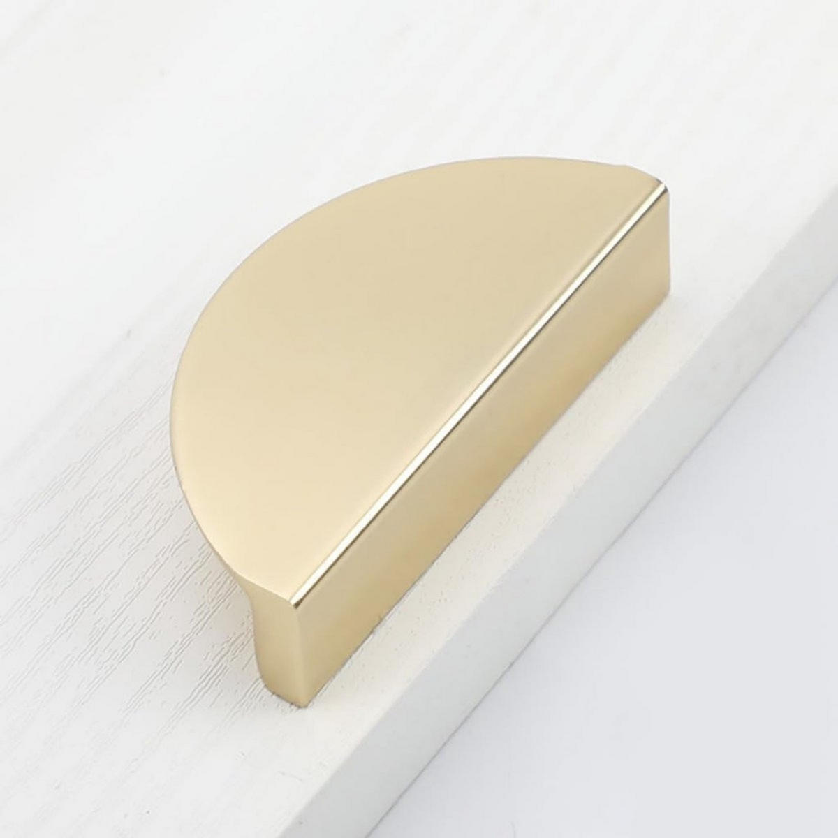 GRIFF 8er-Set Vergoldet klein Aluminium 7,8 x 3,7 x 2 cm Lochabstand 64 mm mit Schrauben Schrank Schublade - Goldfarben, Metall (3.7/2/7.8cm) - MCBOSON