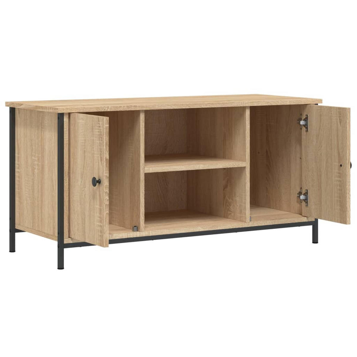 TV-SCHRANK Sonoma-Eiche 100/40/50 Cm Holzwerkstoff - Braun, Holzwerkstoff (100/50/40cm) - vidaXL