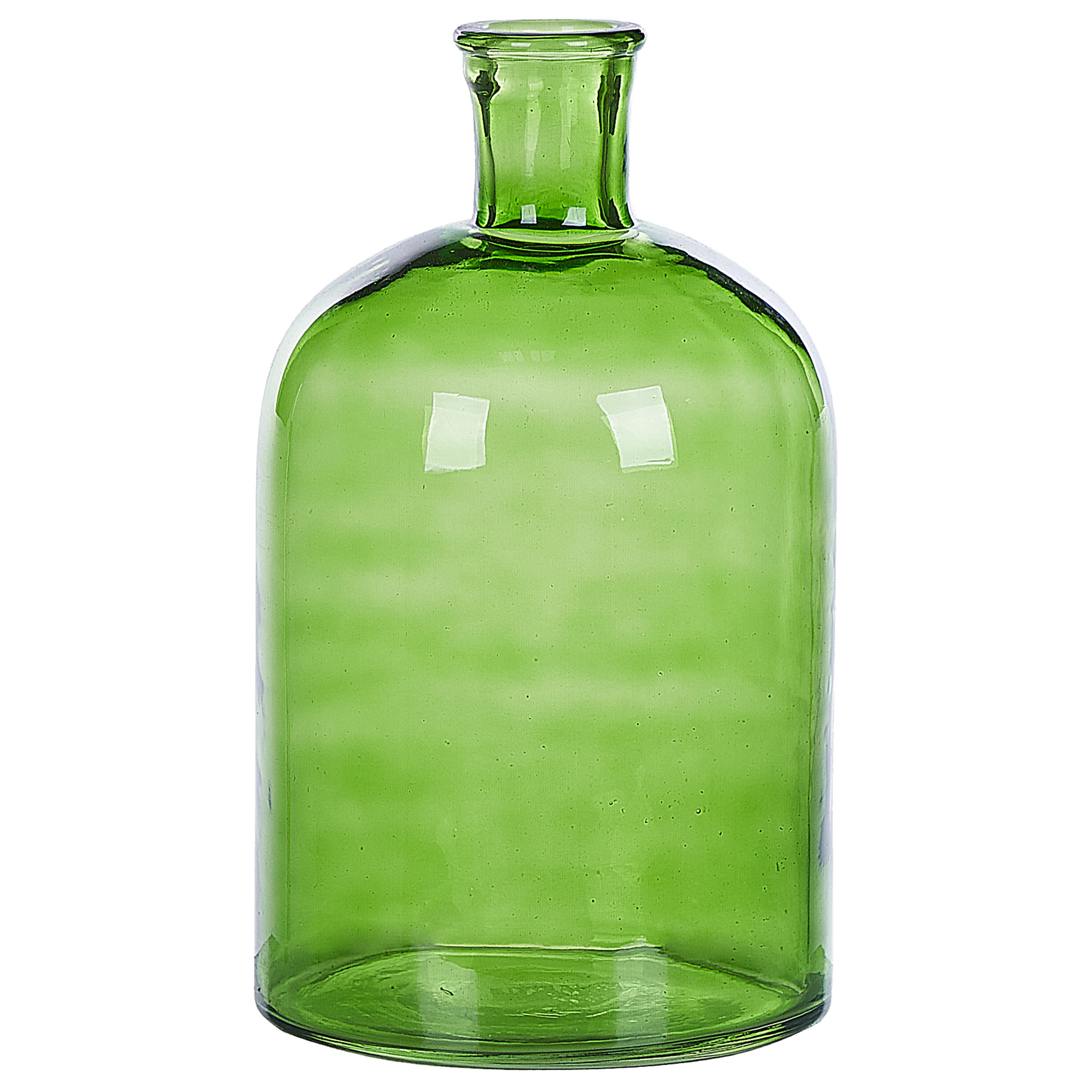 DEKOVASE Glas grün Pulao - Grün, Glas (31cm) - Beliani