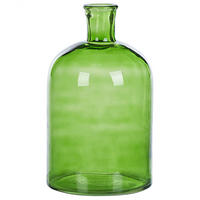 DEKOVASE Glas grün Pulao - Grün, Glas (31cm) - Beliani