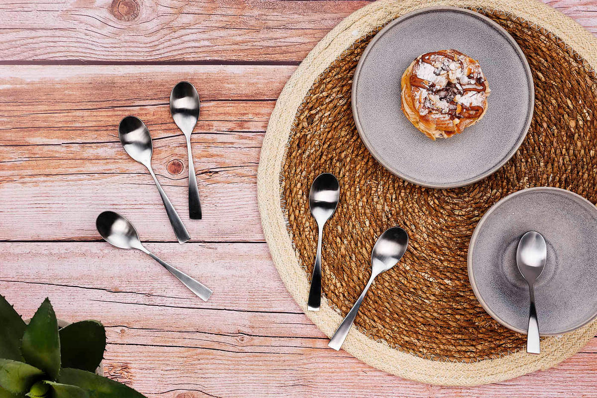 LÖFFEL 6er-Set Sven - Silber - Silberfarben, Metall - Björn