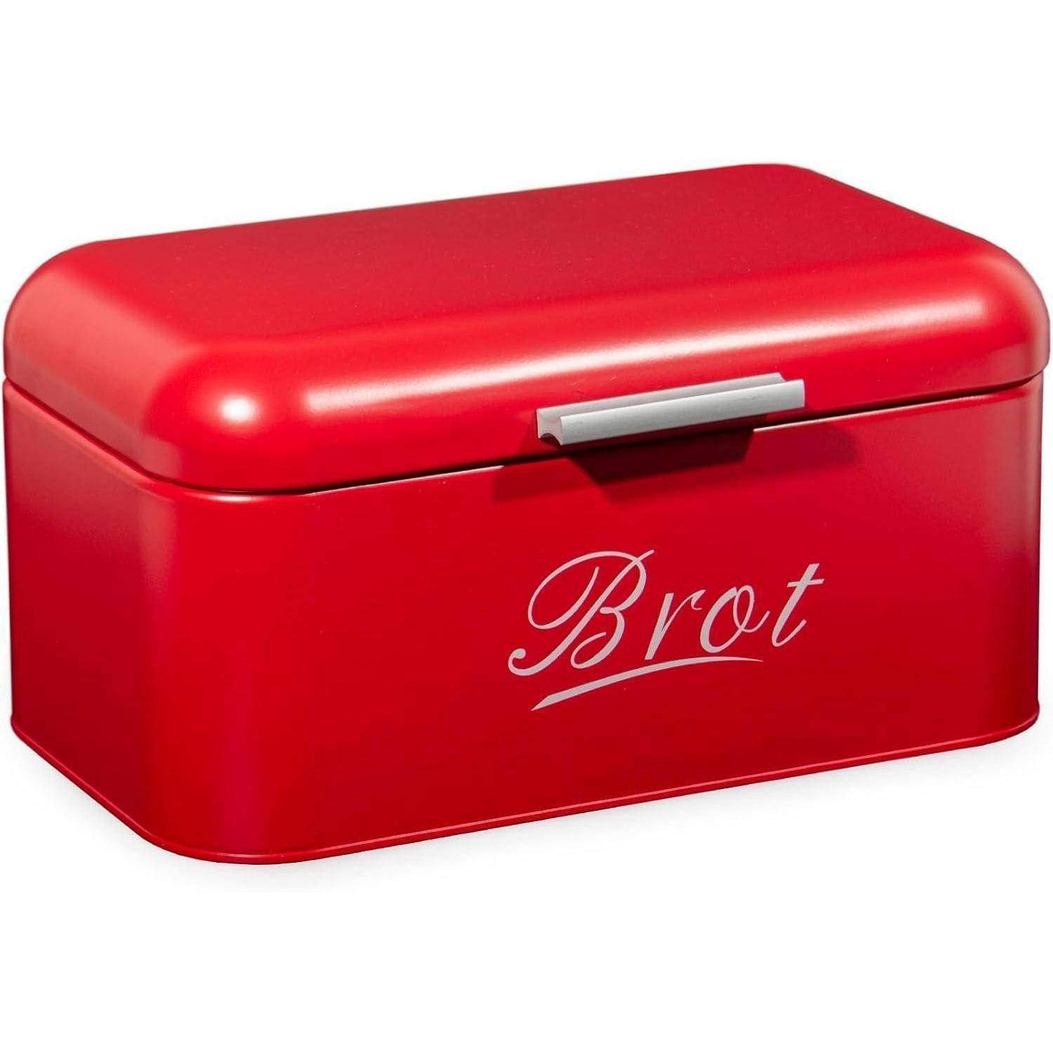 BROTKASTEN Rot 31cm - Rot, Metall (19/16/31cm)