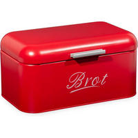BROTKASTEN Rot 31cm - Rot, Metall (19/16/31cm)