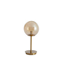 TISCHLAMPE Medina Orange Ø20/43 cm - Orange, Glas (20/20/43cm) - Light & Living