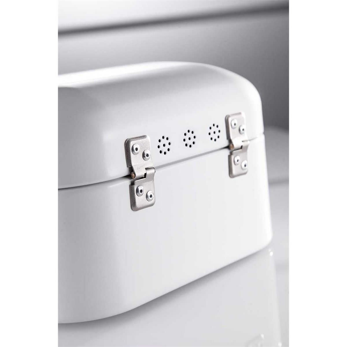 FRÜHSTÜCKSBOX Single Grandy Weiß - Weiß, Metall (26.8/17.5/22cm) - Wesco