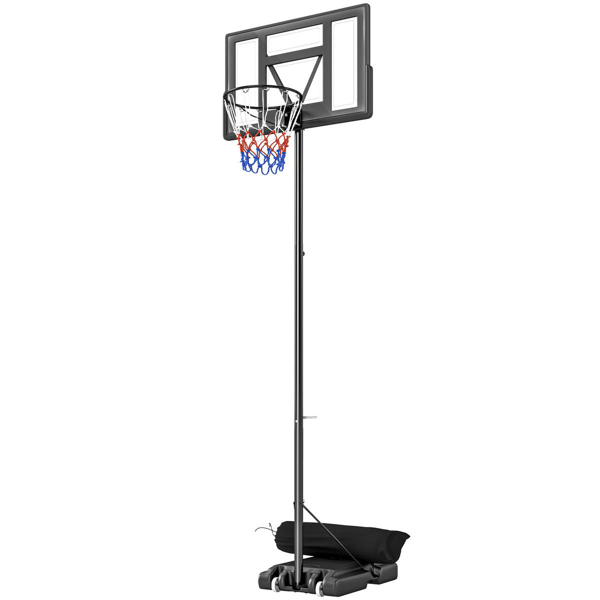 BASKETBALLKORB DE-10542 Schwarz - Schwarz, Metall (70/110cm) - ComfortXL