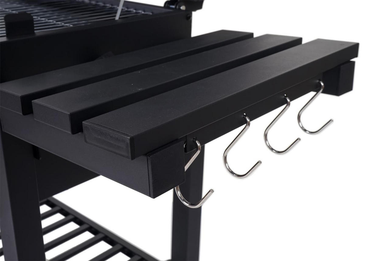 GRILLWAGEN Schwarz - Schwarz, Metall (100/110/51cm) - MCW