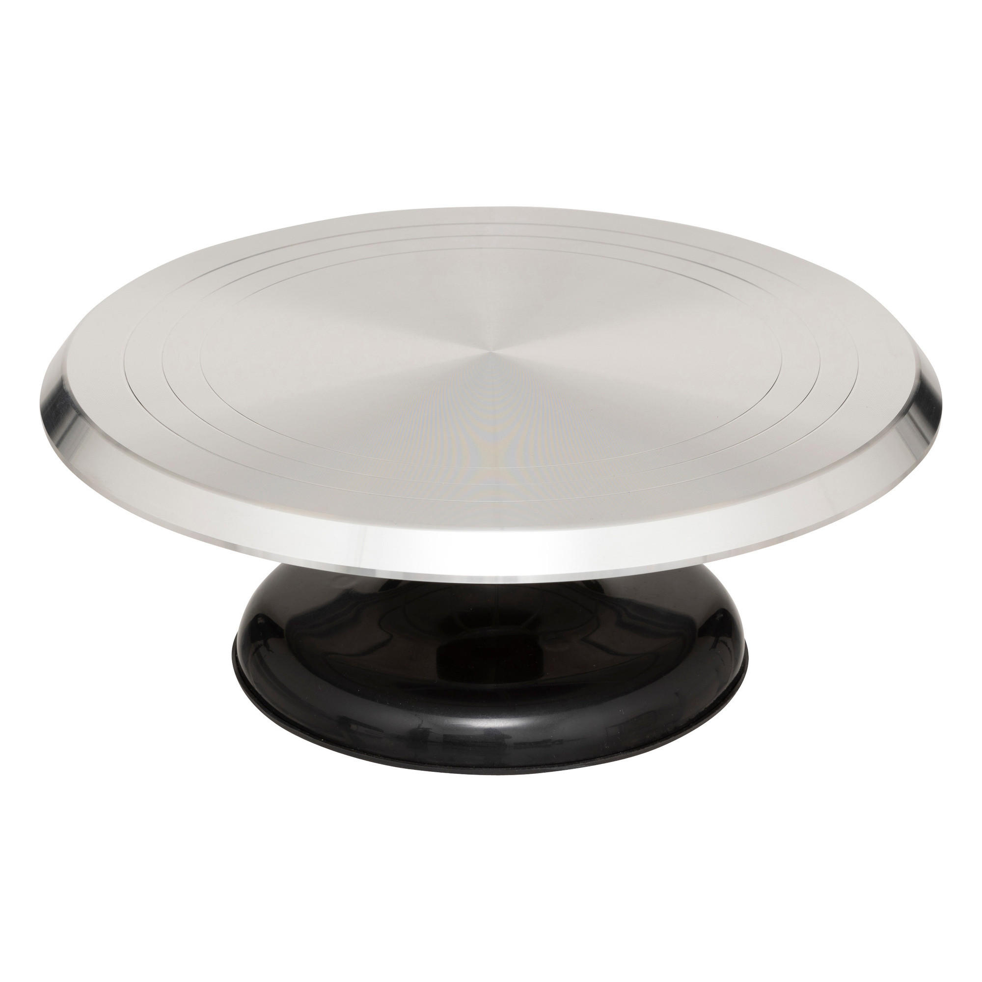 TORTENSTÄNDER Easy Silbern 31/31/11,7 cm - Silberfarben, Metall (31/11.7cm) - Secret de Gourmet