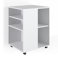 ROLLCONTAINER Weiß 59.4 x 52.6 cm - Weiß, Holzwerkstoff (59.4/72/52.6cm) - Vicco