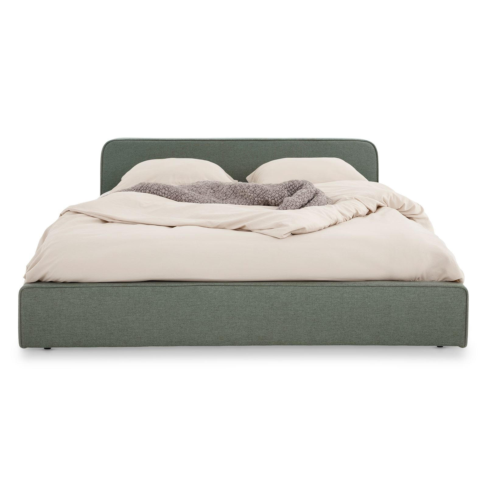 POLSTERBETT MARINI 140X200 CM - Grün, Textil (140/200cm) - IDIMEX