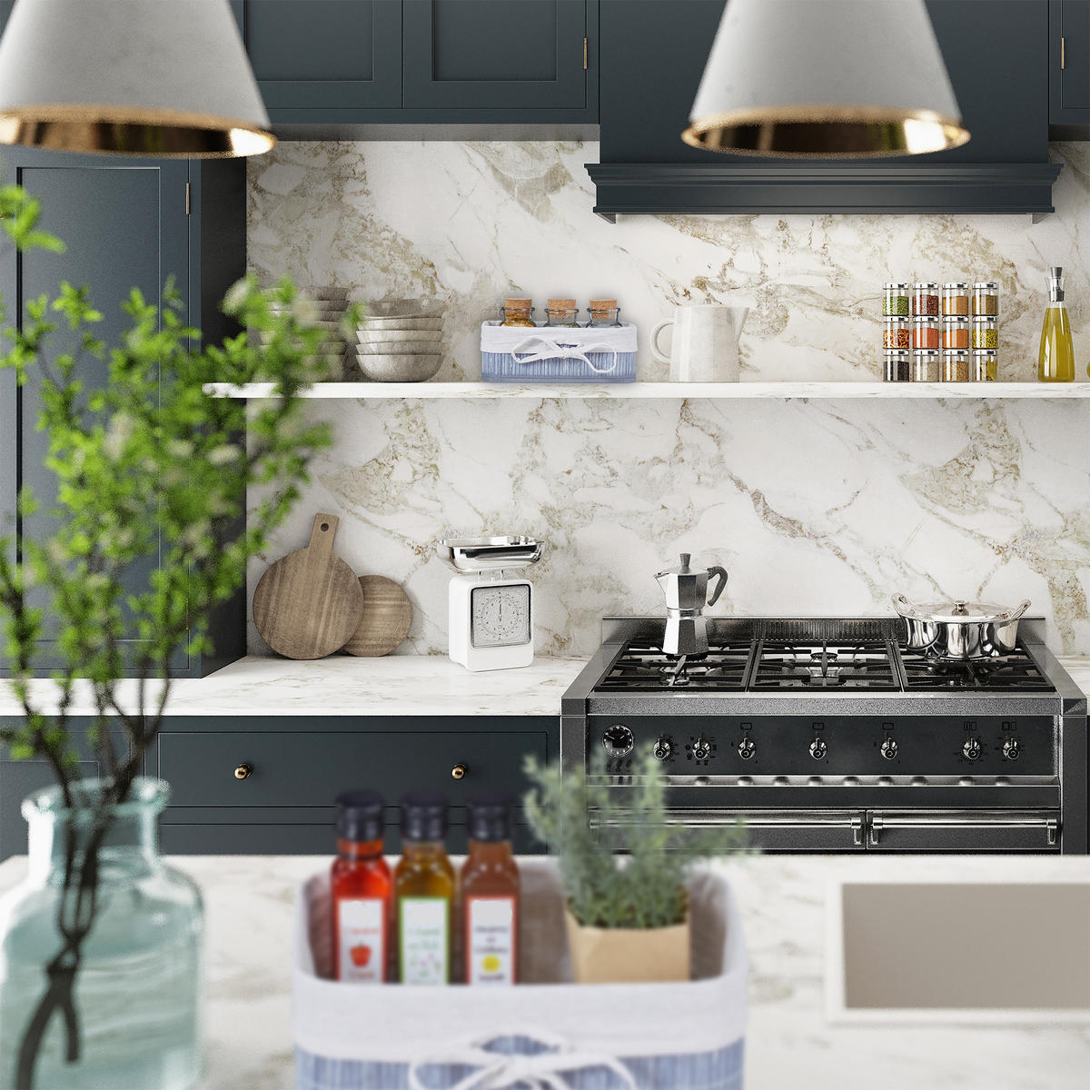 3XAUFBEWAHRUNGSKORB - Multicolor, Holz/Holzwerkstoff (32/12/23cm) - Relaxdays