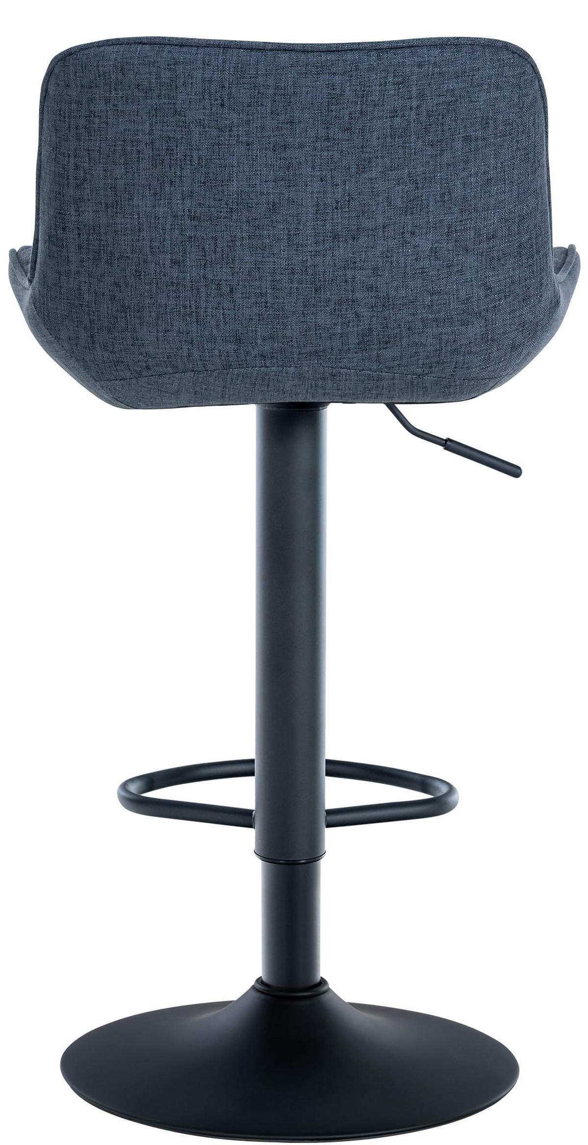 BARHOCKER 2er Set Stoff blau - Blau, Textil/Metall (48/81/54cm) - CLP