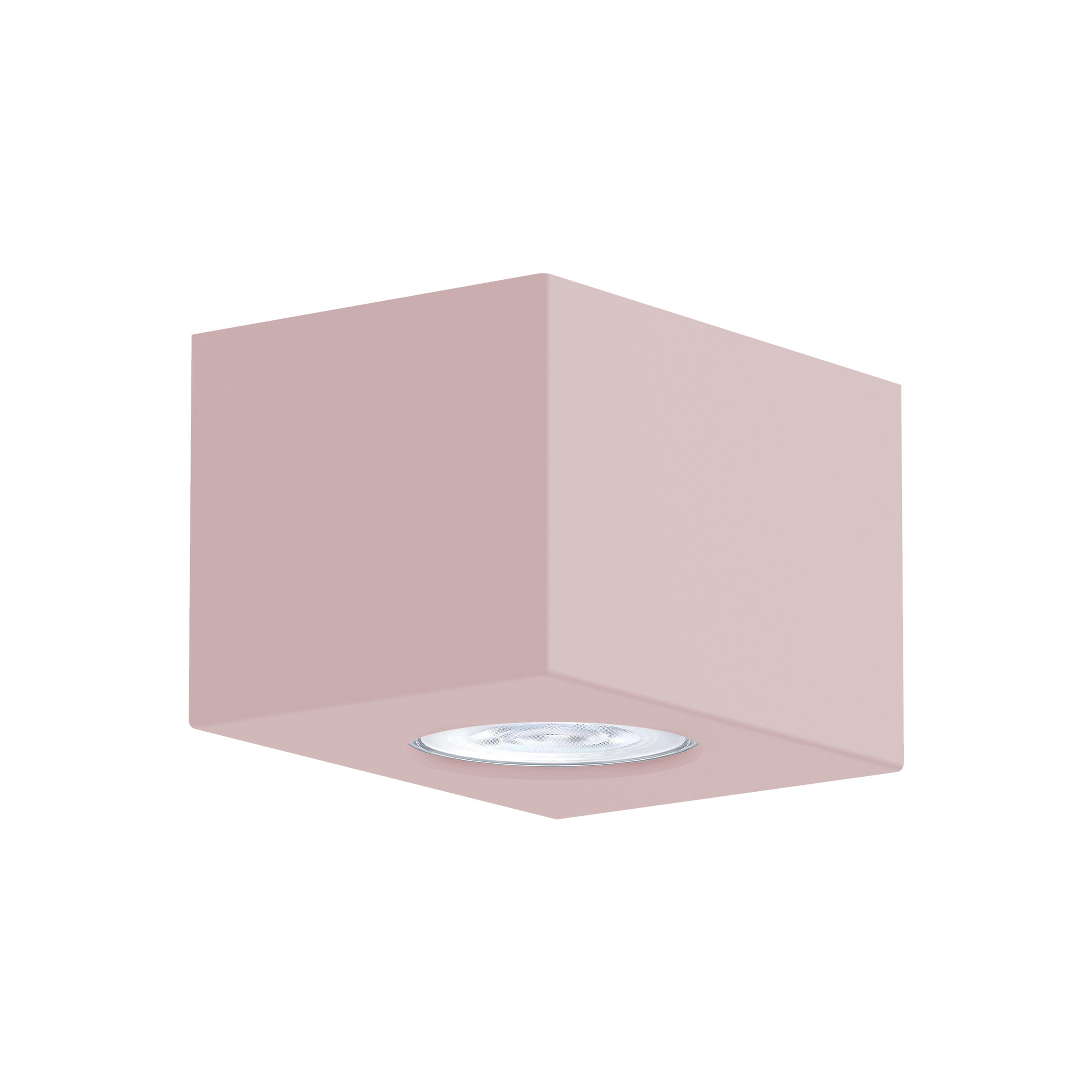 DECKENLEUCHTE - Pink, Metall (8/12/7cm) - Lumicom