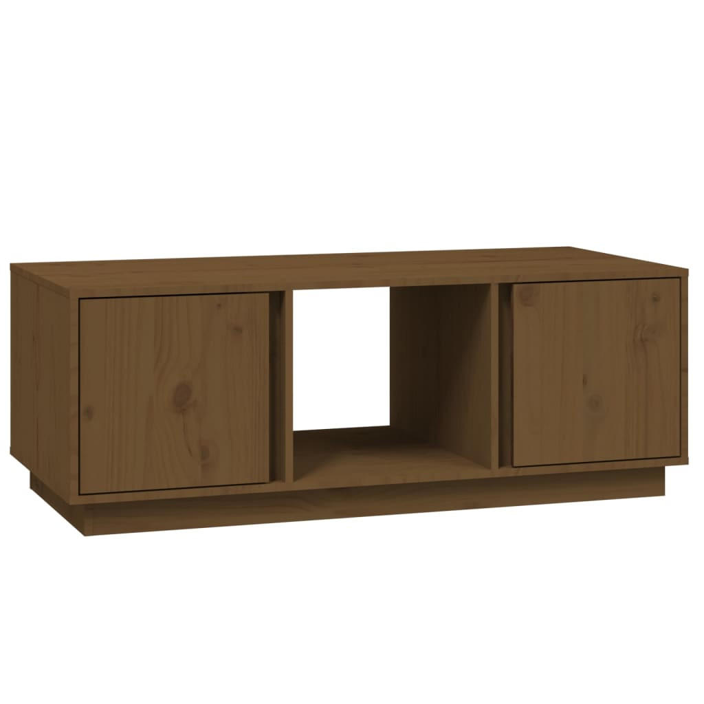 furnicato Couchtisch Braun 110x40x50 cm