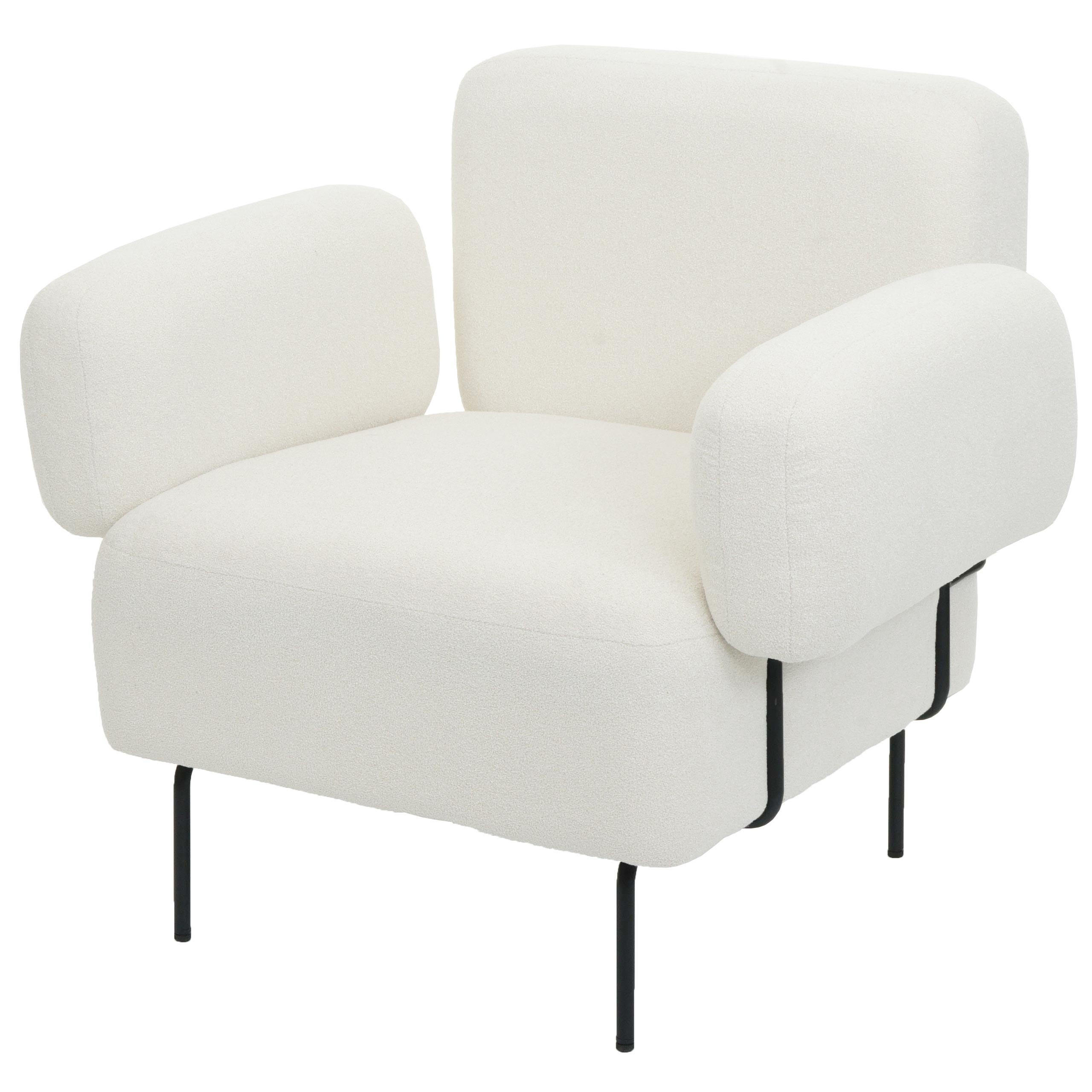 MCW LOUNGE-SESSEL L83B Krémově bílá