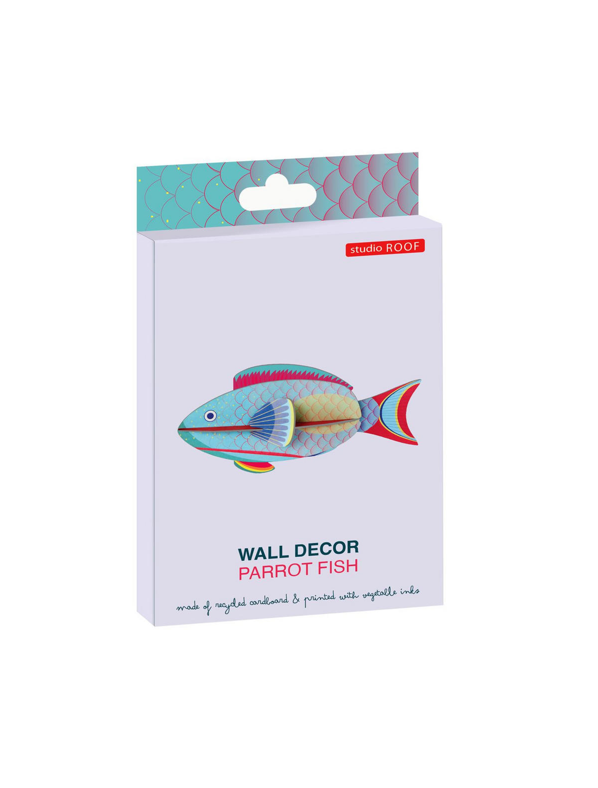 WANDSKULPTUR Bunt 6/7 cm - Multicolor, Wellpappe (6/7/16cm) - Studio Roof