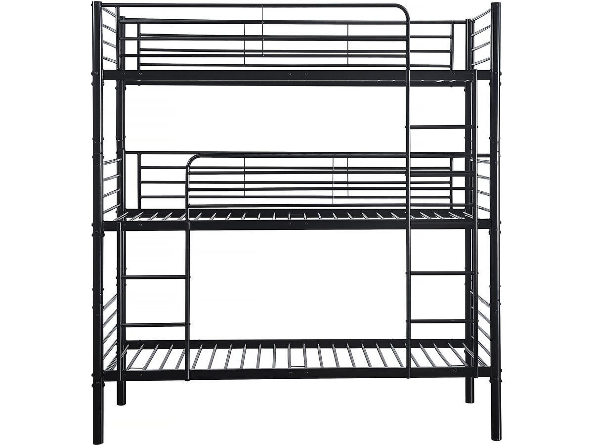 ETAGENBETT havin Schwarz - Schwarz, Metall (190/90cm) - Habitat Garten