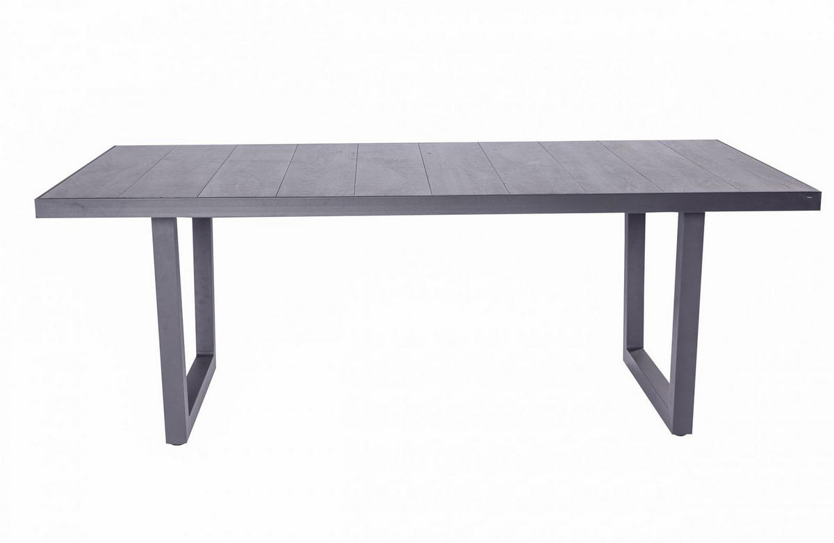 GARTENTISCH Denver 200x100x75cm, Keramik, Anthrazit - Anthrazit, Keramik (100/200/75cm) - dasmöbelwerk