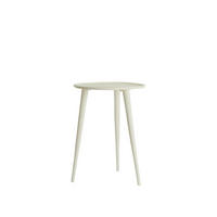 BEISTELLTISCH Babina Weiß Ø36/47 cm - Weiß, Metall (36/36/47cm) - Light & Living