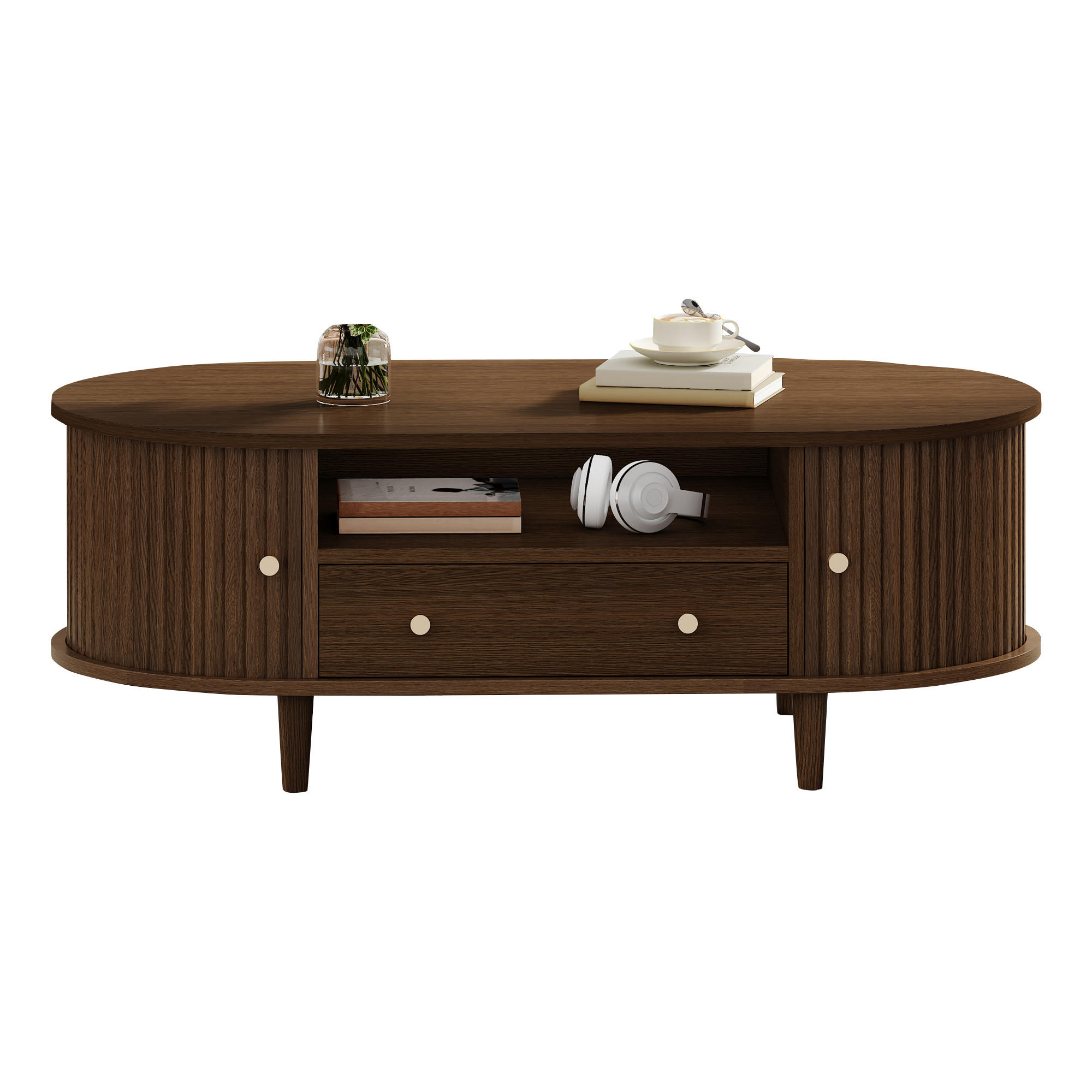 XXXLutz Couchtisch Walnuss 50x36x100 cm