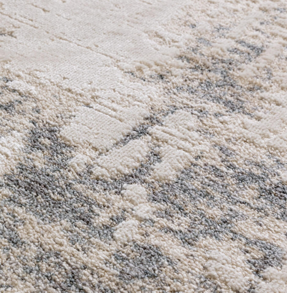 TEPPICH modern Flachgewebe FLOW Grau 200 x 300 cm - Grau, Textil (200/300cm) - Novatrend