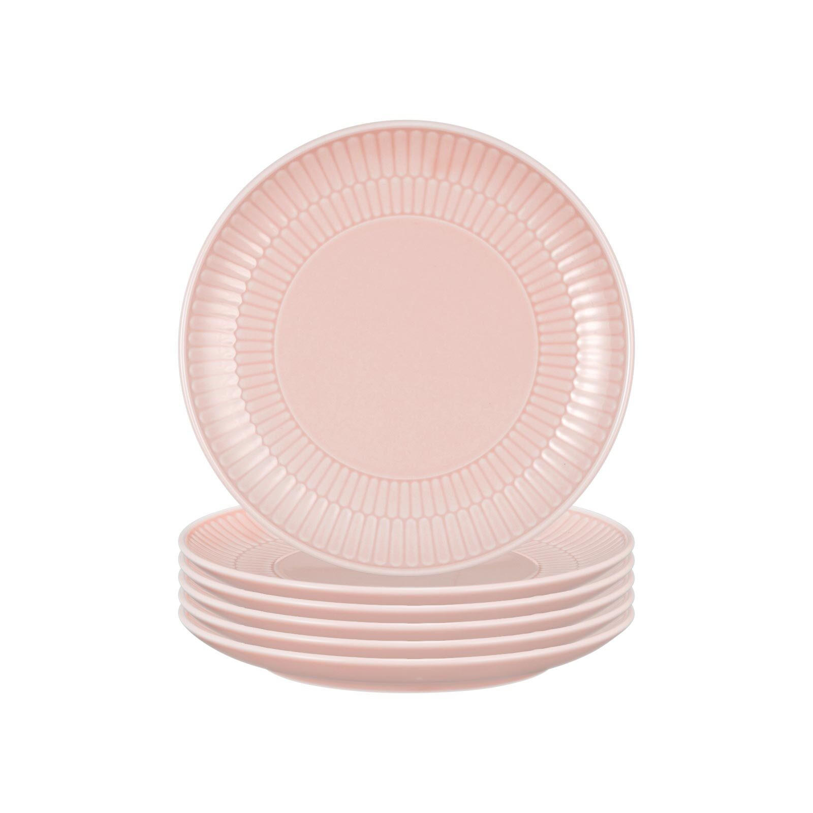 BROTTELLER Amina Rosé ø 16,3 cm 6er Set - Rosa, Keramik (16.3cm) - Seltmann Weiden