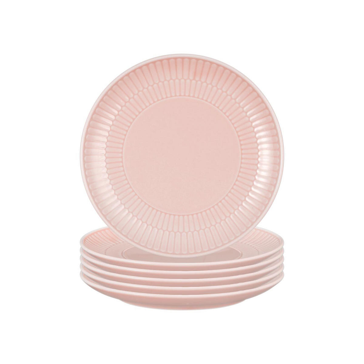 BROTTELLER Amina Rosé ø 16,3 cm 6er Set - Rosa, Keramik (16.3cm) - Seltmann Weiden