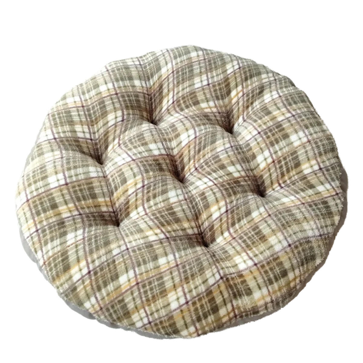 GARTENHOCKERAUFLAGE 40/40/8cm - Grün, Textil (40/8/40cm) - Authentics