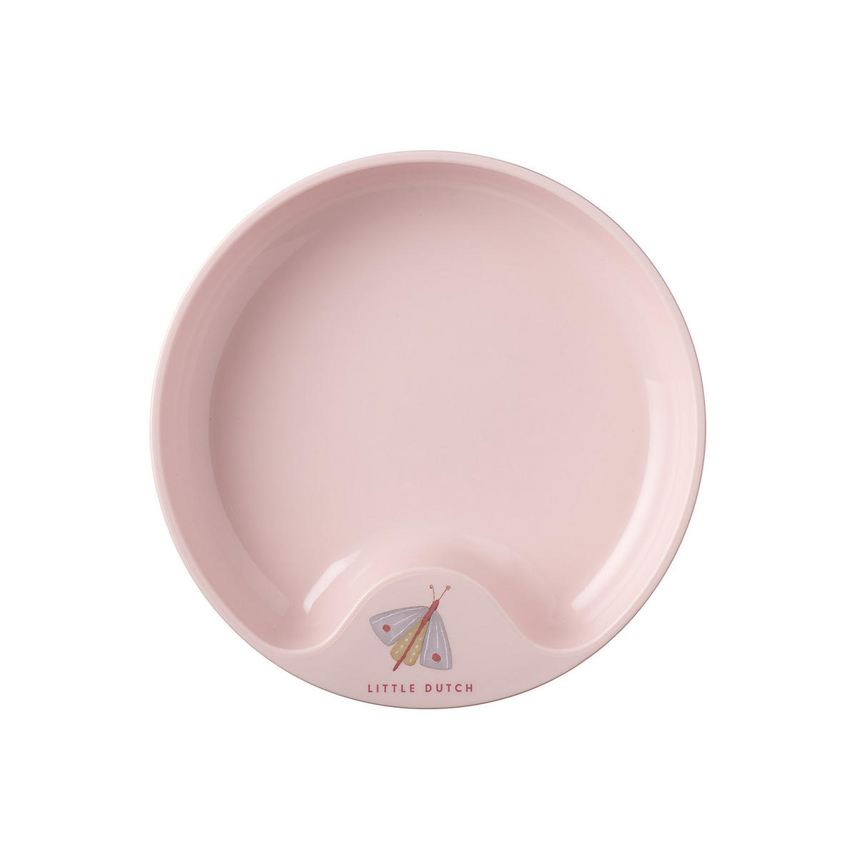 LERNTELLER Mio Flowers & Butterflies ø 17,6 cm - Hellrosa, Kunststoff (17.6/3.5/17.6cm) - Mepal