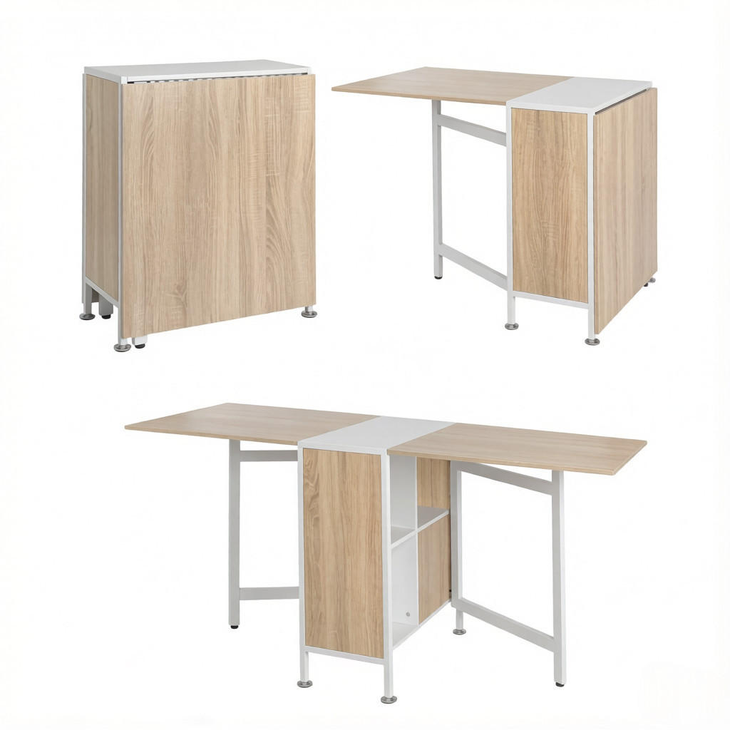 ComfortXL Klapptisch Eiche 169x75x62 cm