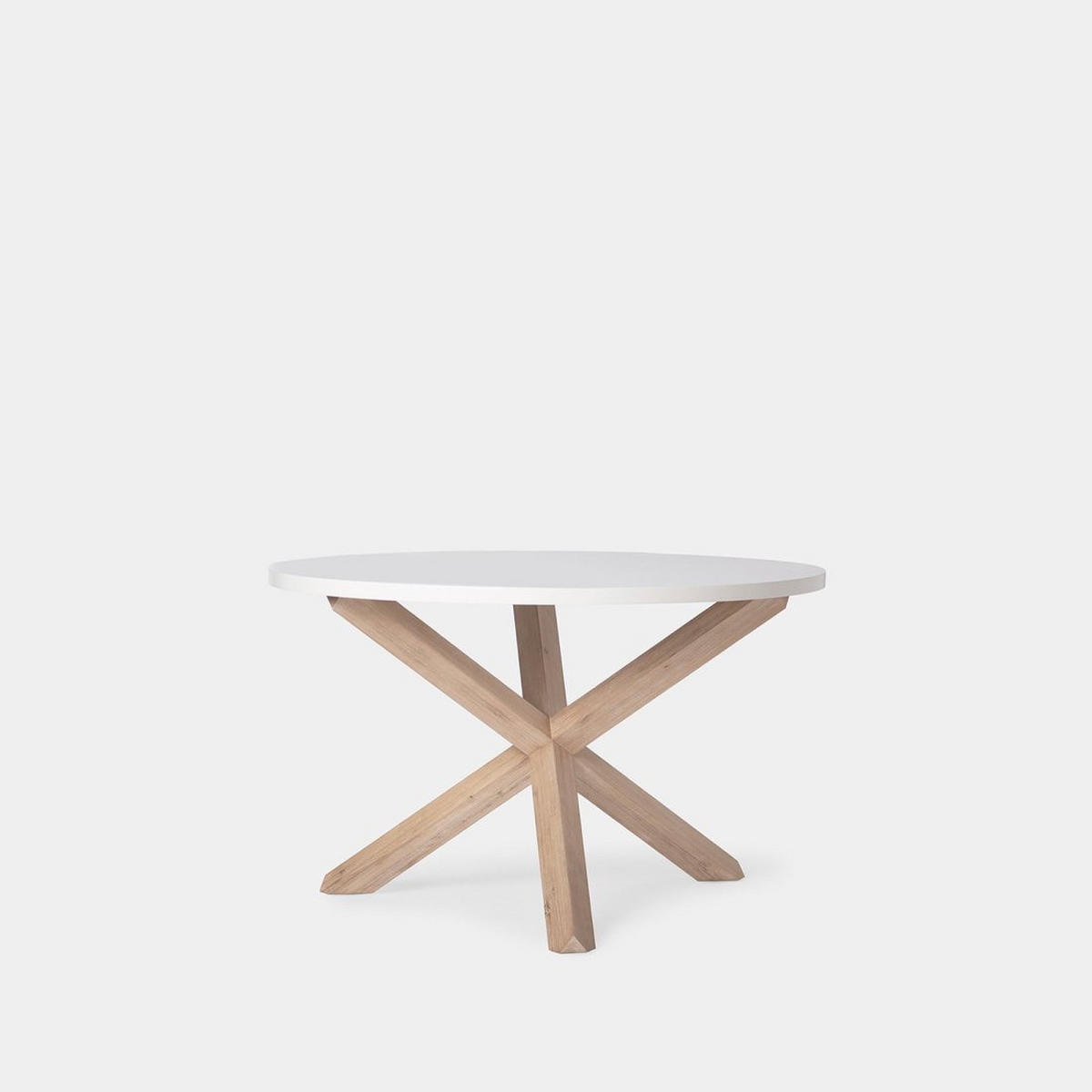 ESSTISCH Isak Weiß 120 cm x 76,5 cm - Weiß, Holzwerkstoff (120/120/76cm)