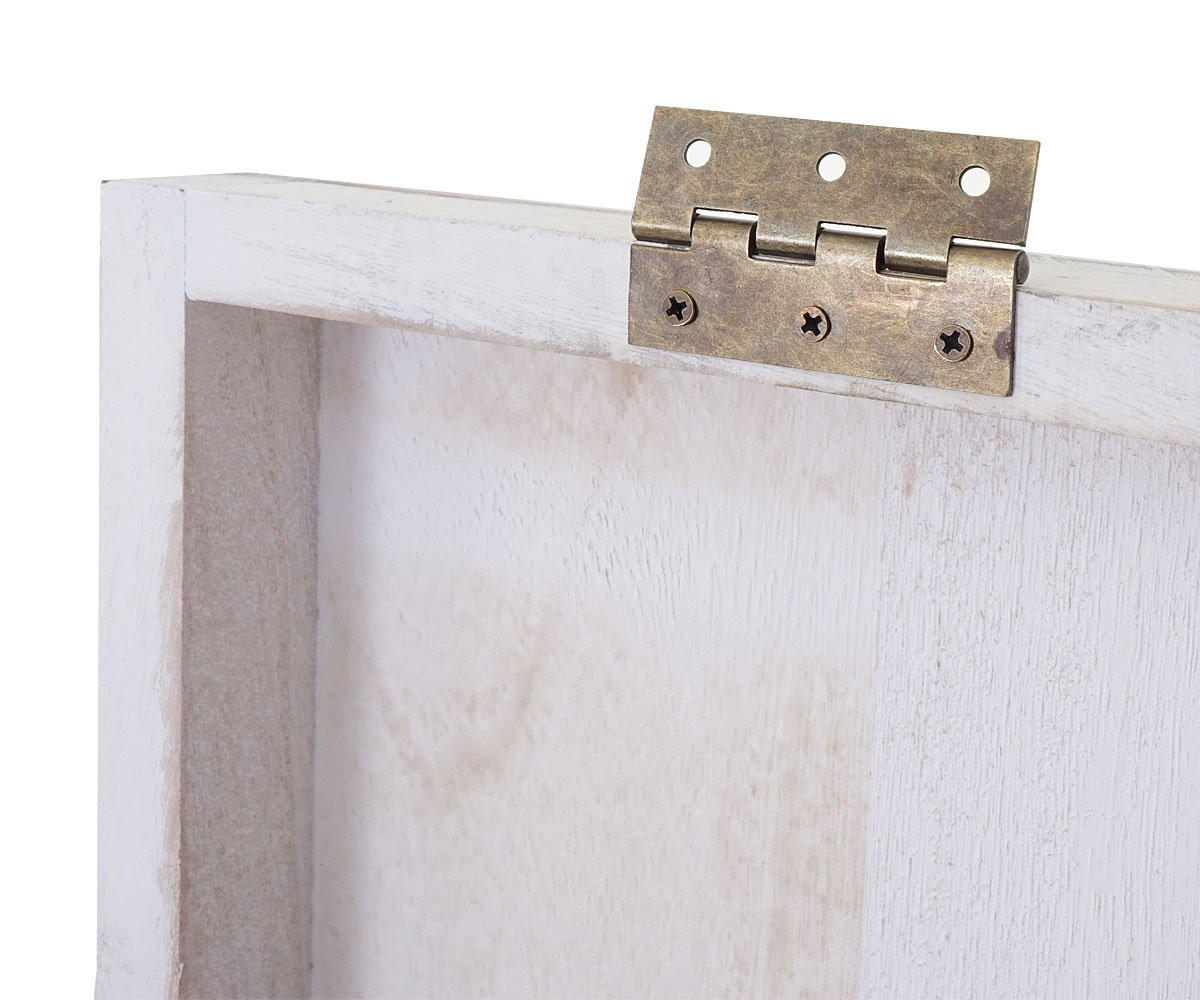 DEKO-RÜTTELBRETT Weiß - Weiß, Holz (22/120/5cm) - MCW