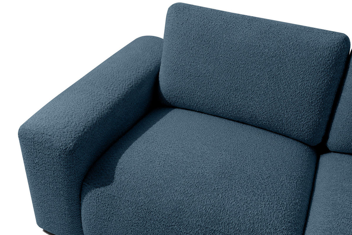 3-SITZER SOFA ZUCCO, Dunkelblau - Dunkelblau, Holz/Holzwerkstoff (292/85/100cm) - KONSIMO®