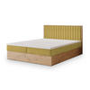BOXBETT VARELI 140x200 cm mit Matratze und Topper - Gelb - Gelb, Holz (140/200cm) - MASSENO