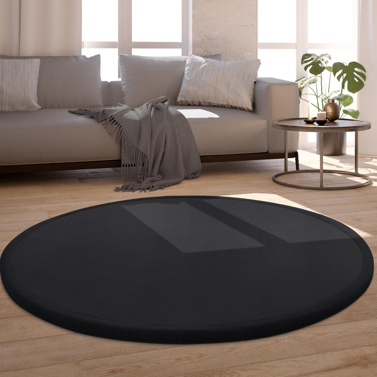 KINDERTEPPICH 120/120 cm Tatami 475 - Schwarz, Textil (120/120cm) - Paco Home