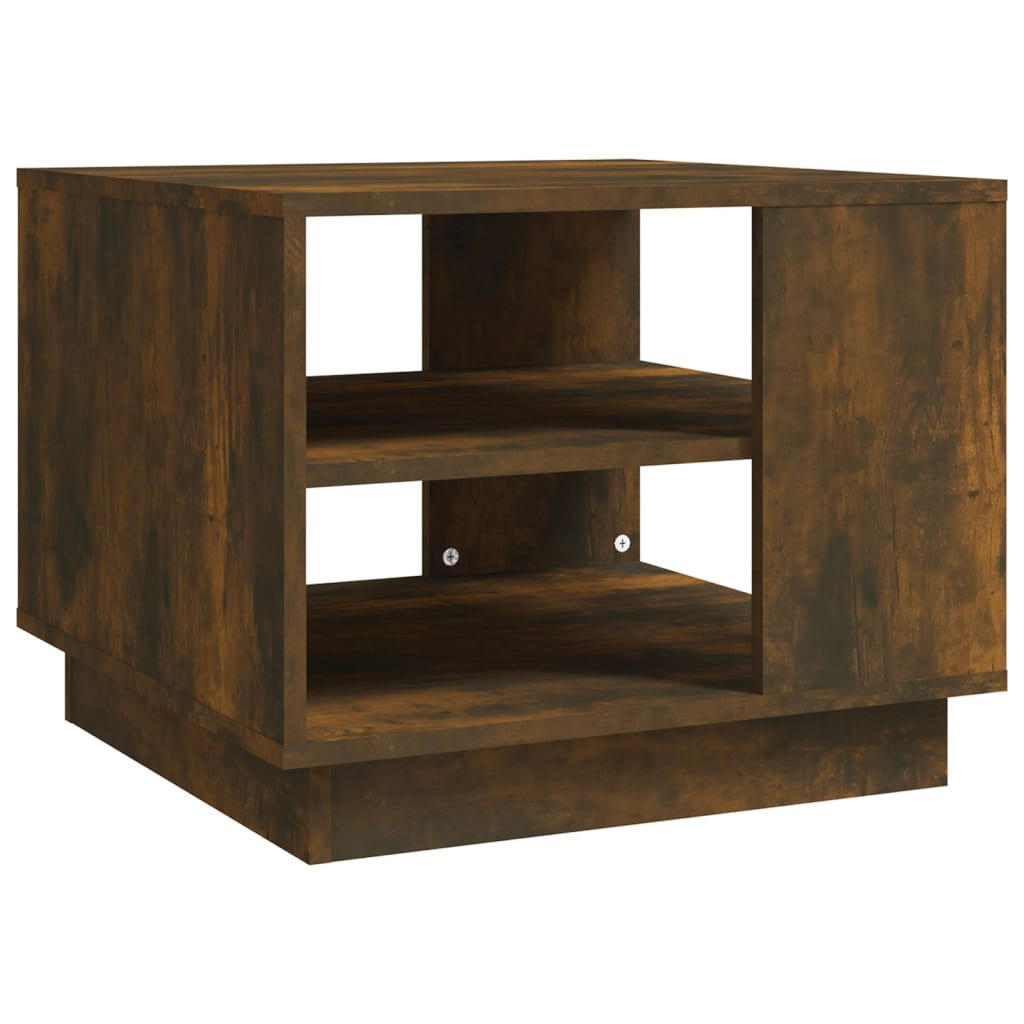 COUCHTISCH Räuchereiche 55x55x43 cm Holzwerkstoff - Braun, Holzwerkstoff (55/55/43cm) - furnicato