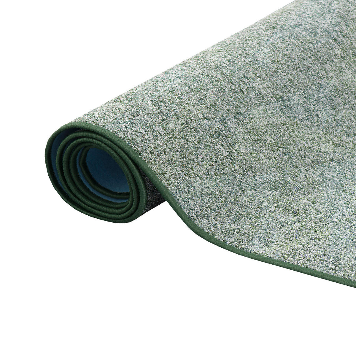 SCHLINGENTEPPICH MEMORY MELIERT - Grün, Textil (200/250cm) - Snapstyle
