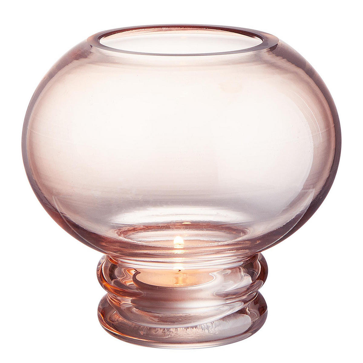 WINDLICHT (2er Set) Bauble - Pink, Glas (13/12/13cm) - Butlers
